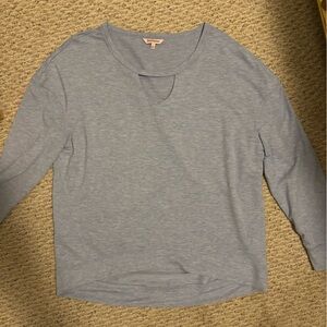 Juicy Couture Blue Keyhole Long Sleeve